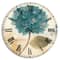 Designart 'Blue Cottage Flower Hydrangea I Farmhouse Wall Clock